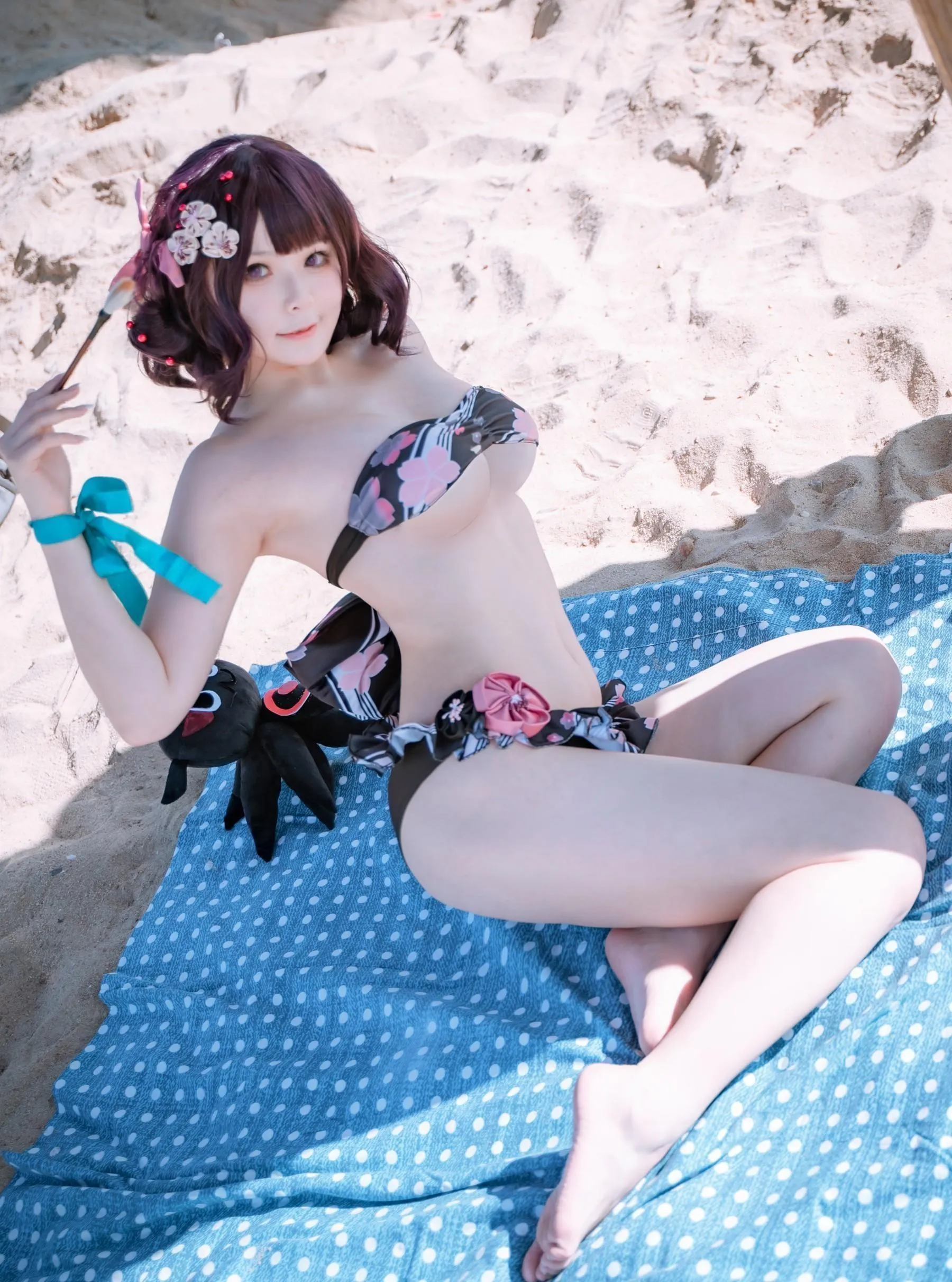 w百合欧皇子w – NO.11 沙滩 [21P]插图5
